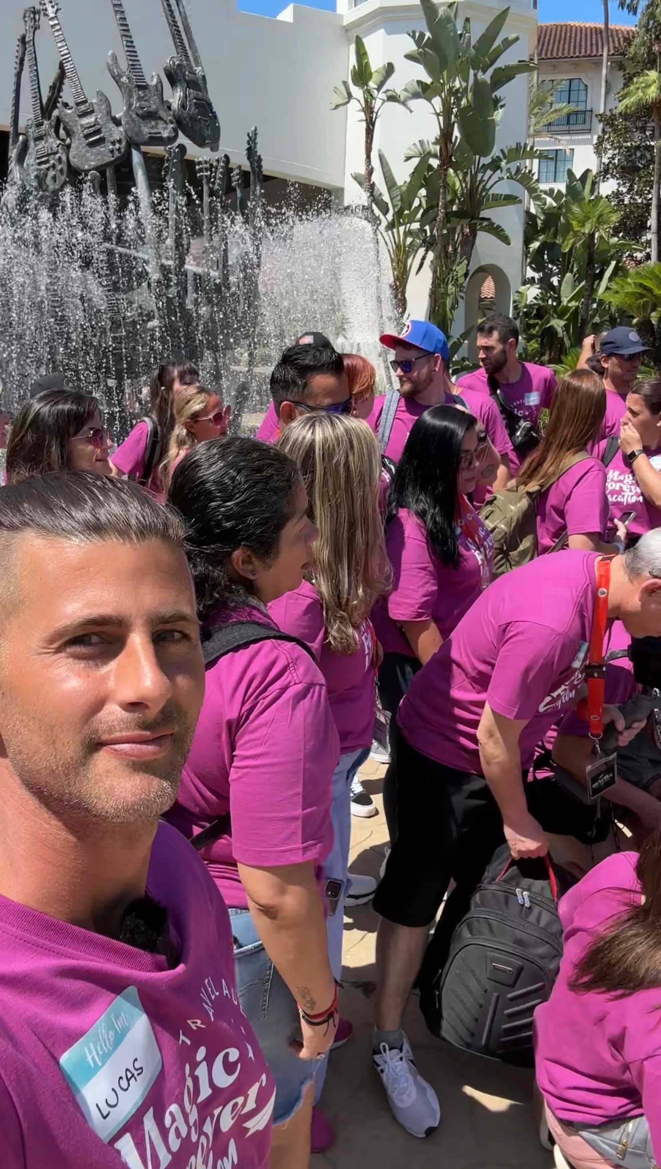 Visita profesional al Hard Rock Hotel de Orlando con un grupo de agentes