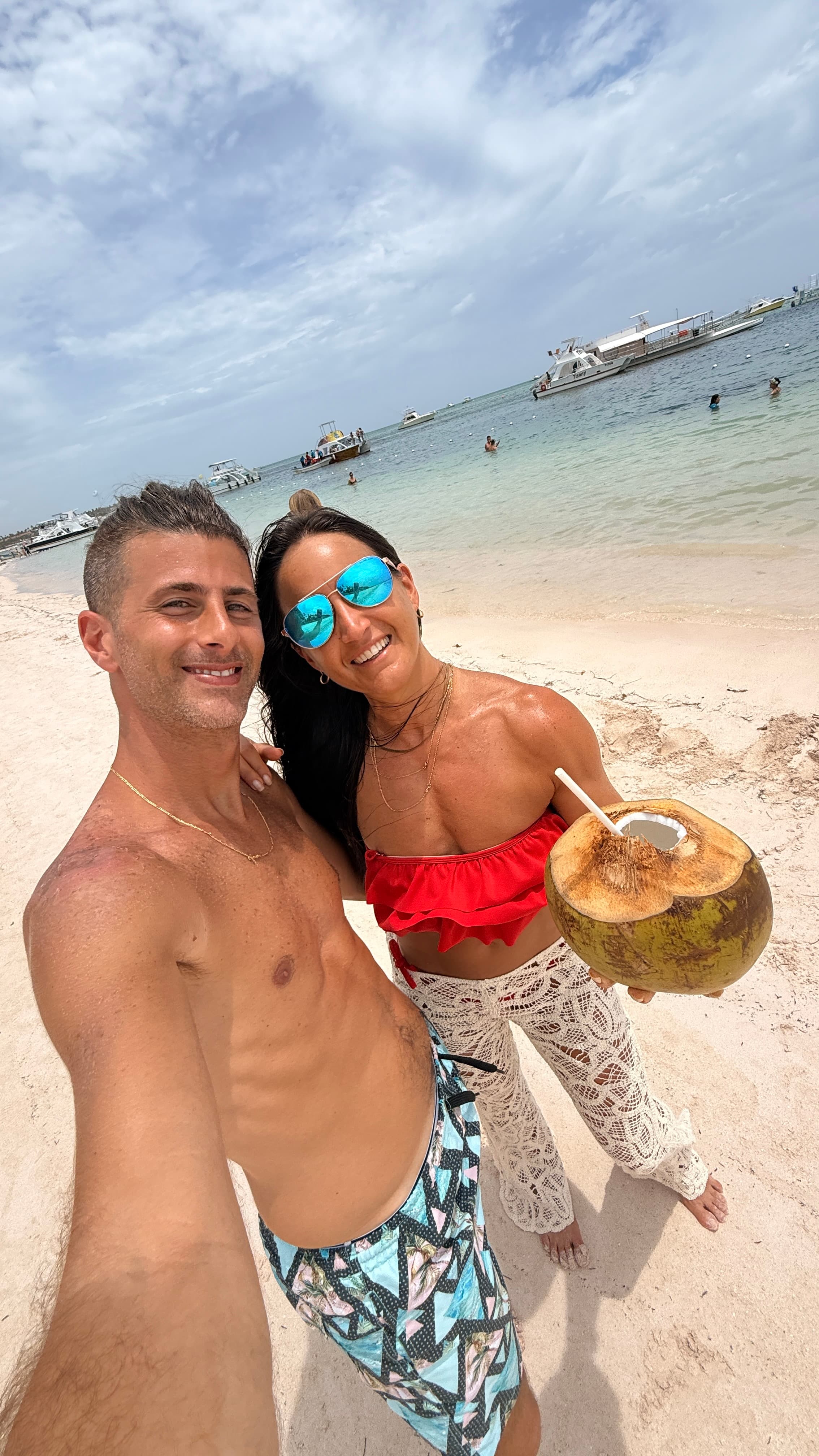 Vero y Lucas en un viaje reciente